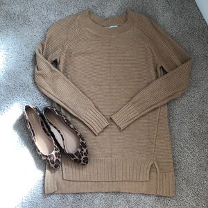 Cute Camel Knit Sweater